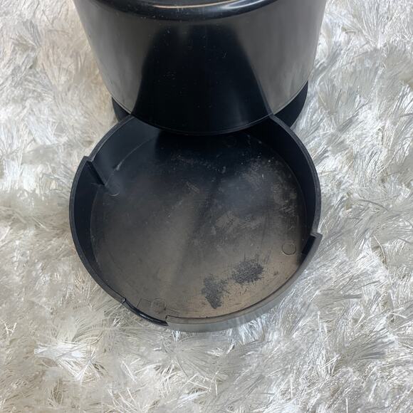 Desk Organizer Pen Paper Clips Small Drawer 6 x 4" Spinning Base - Picture 4 of 5